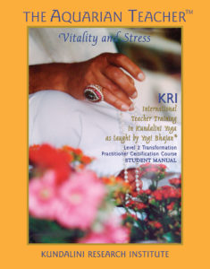 vitality and stress manual: kundalini level two yoga teacher training
