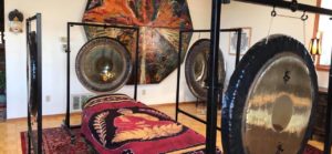 gong therapy set-up