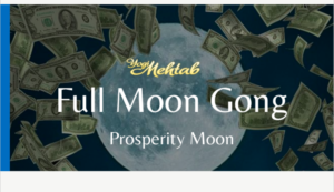 full moon gong celebration for prosperity