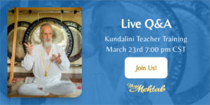 live q&A for kundalini teacher training