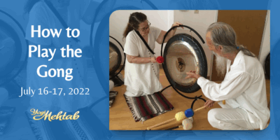 how to play the gong