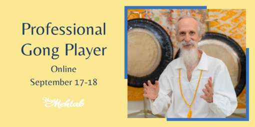 Professional gong player course is online september 17-18