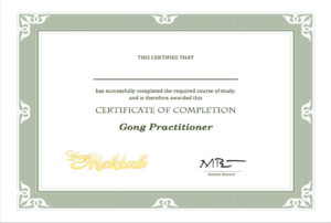 gong practitioner certificate of completion