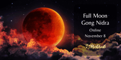 Full moon gong yoga nidra event is online on november 8