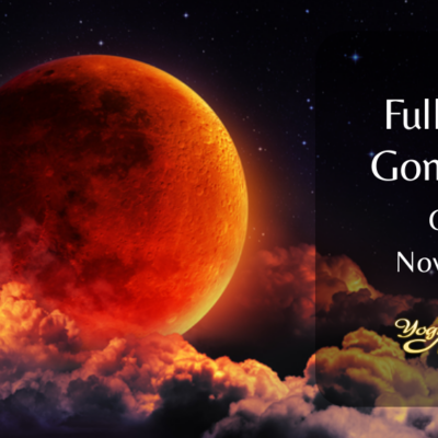 Full moon gong yoga nidra event is online on november 8