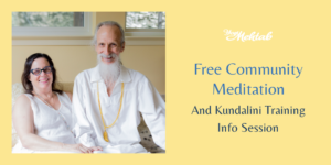 free community meditation graphic