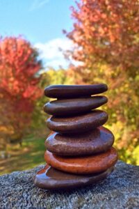 stacked stones