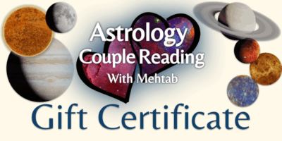 Astrology Couple Reading Gift Certificate