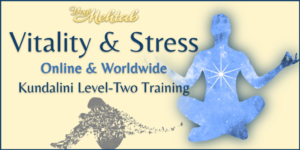 Vitality and stress kundalini level two training online and worldwide